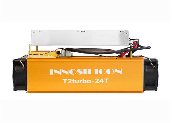 Χρησιμοποιημένη μηχανή υψηλό Hashrate 24TH/S 1980W ανθρακωρύχων Innosilicon T2T Bitcoin
