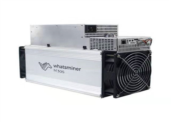 χρησιμοποιημένη BTC μηχανή μεταλλείας κομματιών 3420W Microbt Whatsμεταλλωρύχος M30s 90TH/S