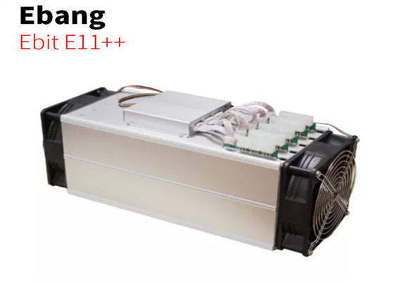 Crypto BTC χεριών 44TH/S 1980W δεύτερος μηχανή μεταλλείας Ebit E11++ SHA256d